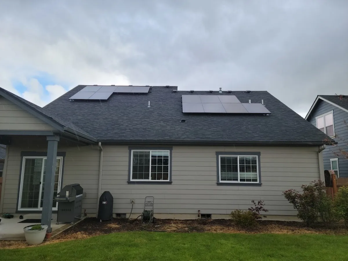 Josh Brehm's home with two Sunward Power rooftop arrays